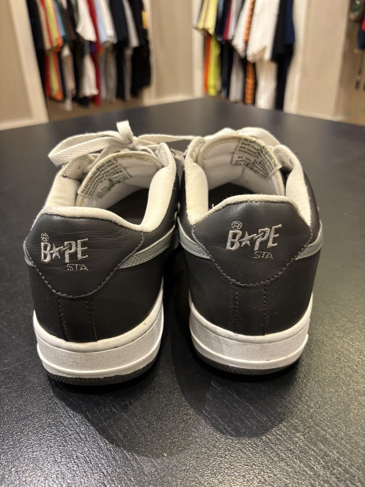 Bape Bapesta FS-001 Low ‘Black Charcoal’ Size US 9.5 / EU 42-43 - 3 Thumbnail