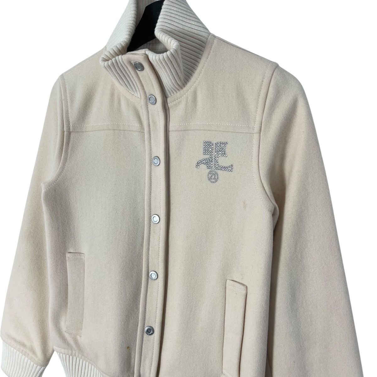 Courreges × Designer Courreges Snap Button Wool Jacket Size S / US 4 / IT 40 - 4 Thumbnail