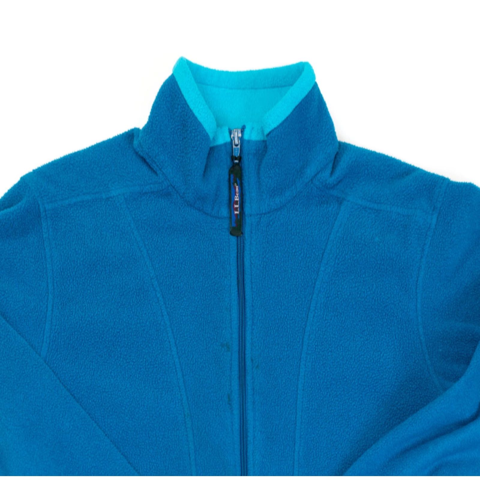 Vintage VINTAGE L.L. Bean Jacket Blue Women Medium Regular Fleece Zip Full Pockets 90s Outdoor USA Shirt/Coat? Size M / US 6-8 / IT 42-44 - 6 Thumbnail