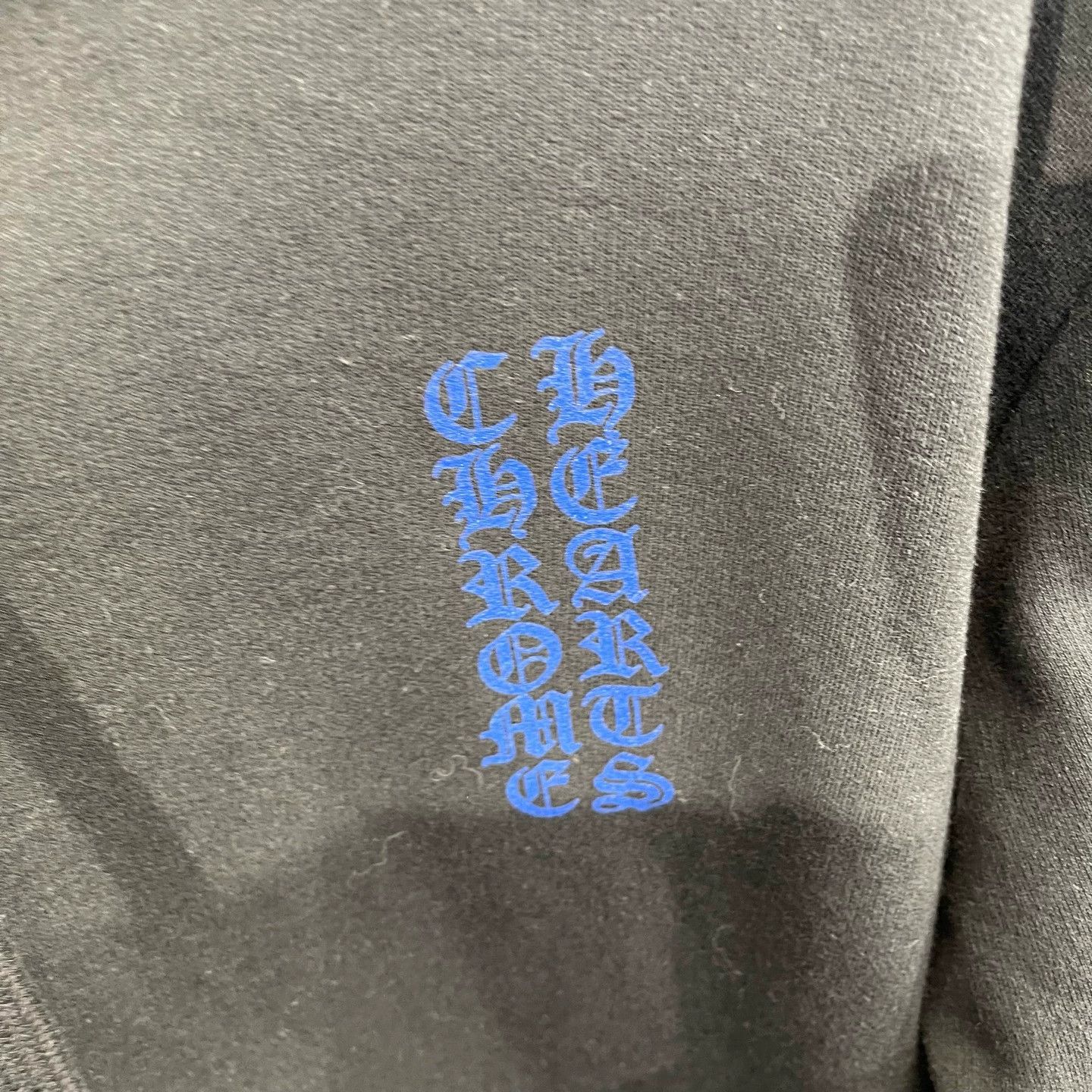 Chrome Hearts Chrome Hearts Black & Blue Subtle Sanskrit Script Hoodie M Size US M / EU 48-50 / 2 - 4 Thumbnail