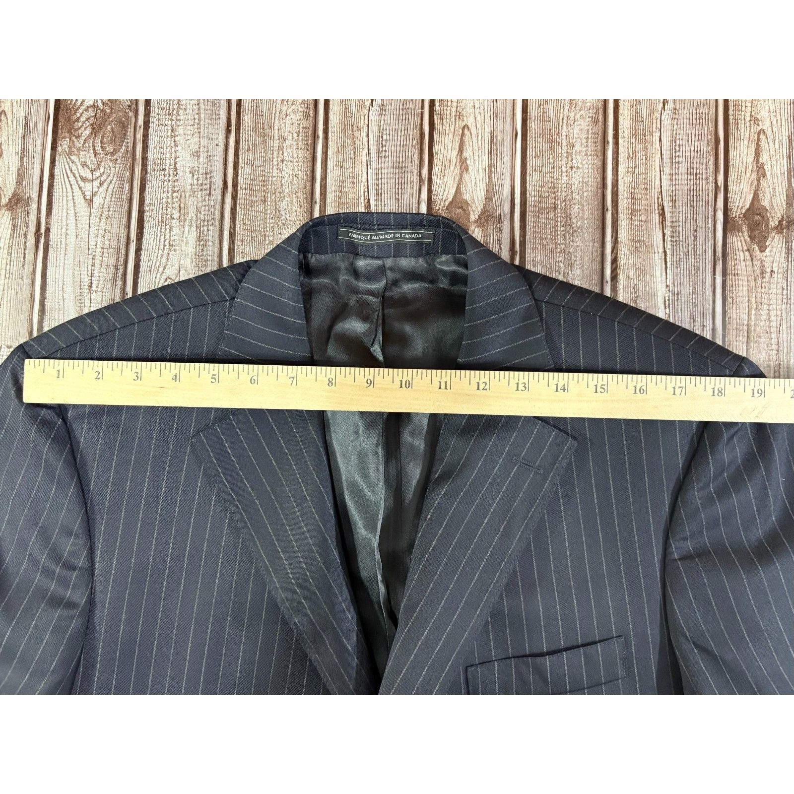 J. Press J. Press Parker Wool Pinstripe Blazer Sport Coat sz 43R colo Size 42R - 10 Thumbnail