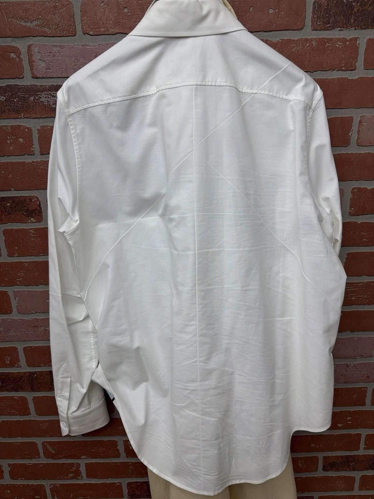 Louis Vuitton LOUIS VUITTON Button Up Dress Shirt Alien Logo $1450 XXL Size 48R - 12 Thumbnail