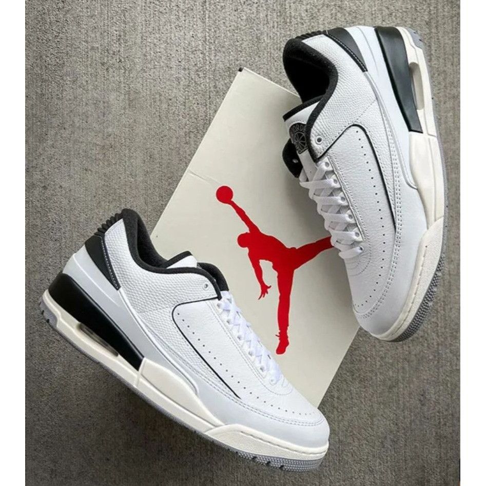 Nike Nike Air Jordan 2/3 'White Black" Shoe FD0383-100 Sneaker Me Size US 10 / EU 43 - 14 Thumbnail
