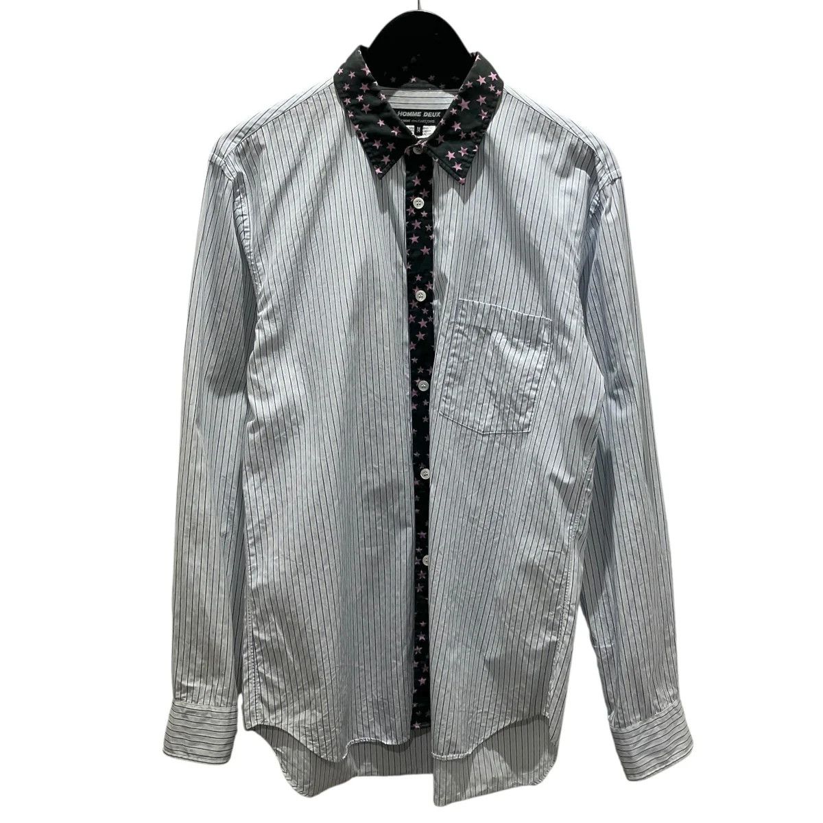 Comme des Garcons Homme Deux Star Motif Long Sleeve Shirt Size US M / EU 48-50 / 2 - 1 Thumbnail