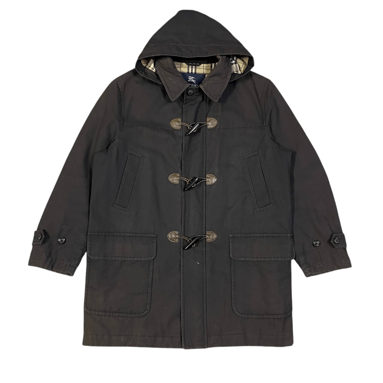Burberry Vintage Burberry London Nova Check Duffle Coat Size US L / EU 52-54 / 3 - 2 Thumbnail
