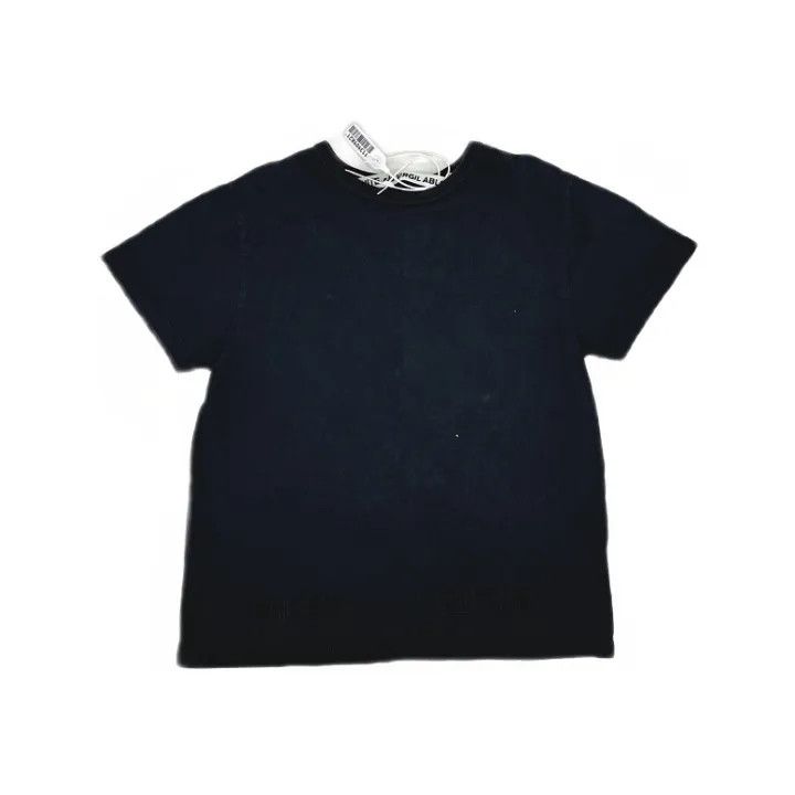 Off-White OFF-WHITE Casual Solid Color Short Sleeve T-Shirt 0079 Size US S / EU 44-46 / 1 - 1 Thumbnail