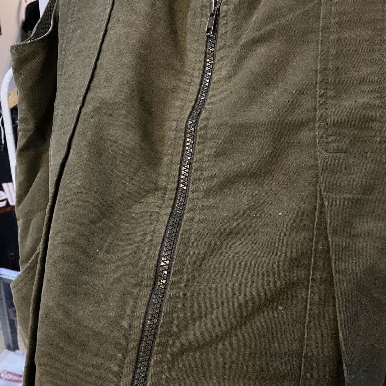 Barbour Vintage Barbour Olive Moleskin Hunting Shooting Vest Gilet Size US L / EU 52-54 / 3 - 6 Thumbnail