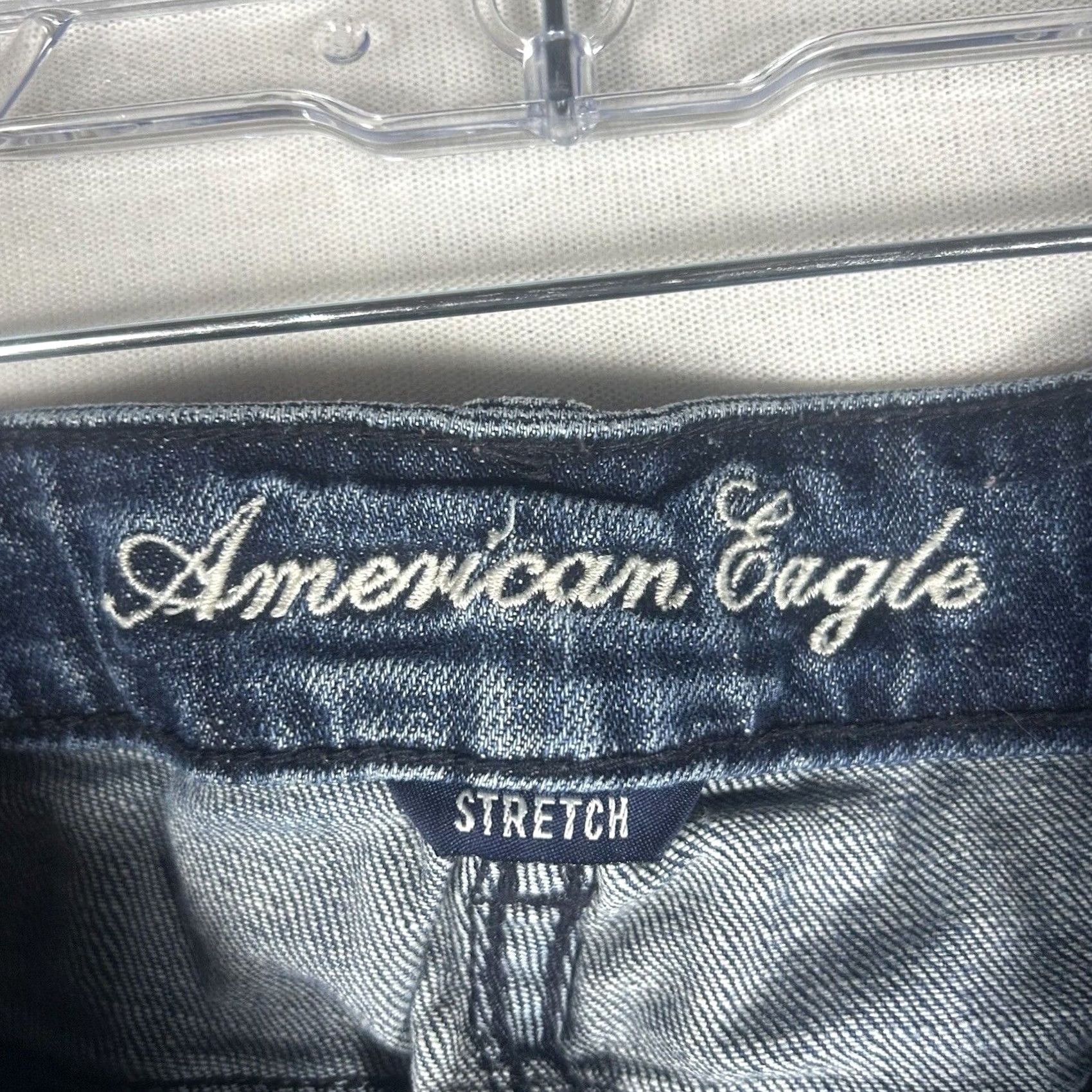 American Eagle Outfitters American Eagle Outfitters Jeans Size 4 Regular Women Low Rise Blue Denim Stretch Skinny 5-Pocket Size 27" / US 4 / IT 40 - 3 Thumbnail