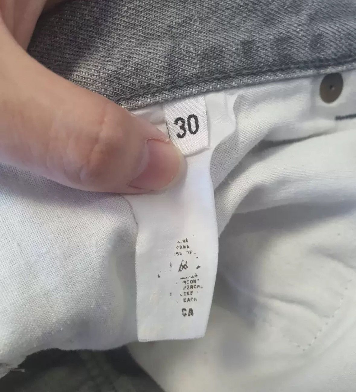 Helmut Lang Helmut Lang 90s Light Grey Jeans 2412-Nextarrow Size US 30 / EU 46 - 5 Thumbnail