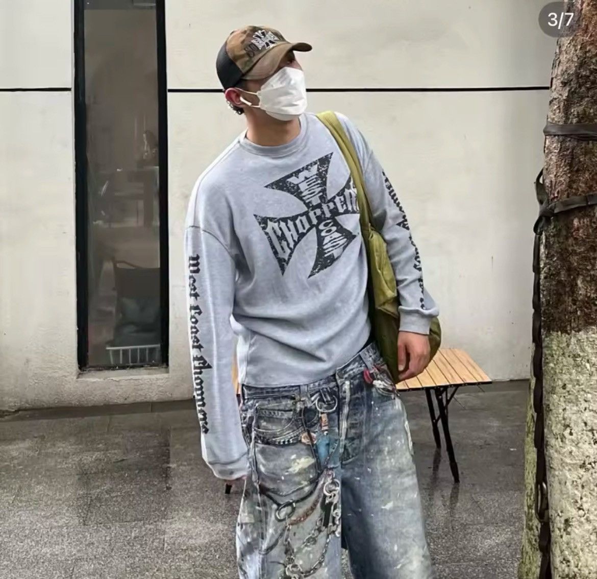 Japanese Brand × Vintage West Coast Choppers Logo Graphics Printed Long Sleeve Shirt Size US S / EU 44-46 / 1 - 12 Thumbnail