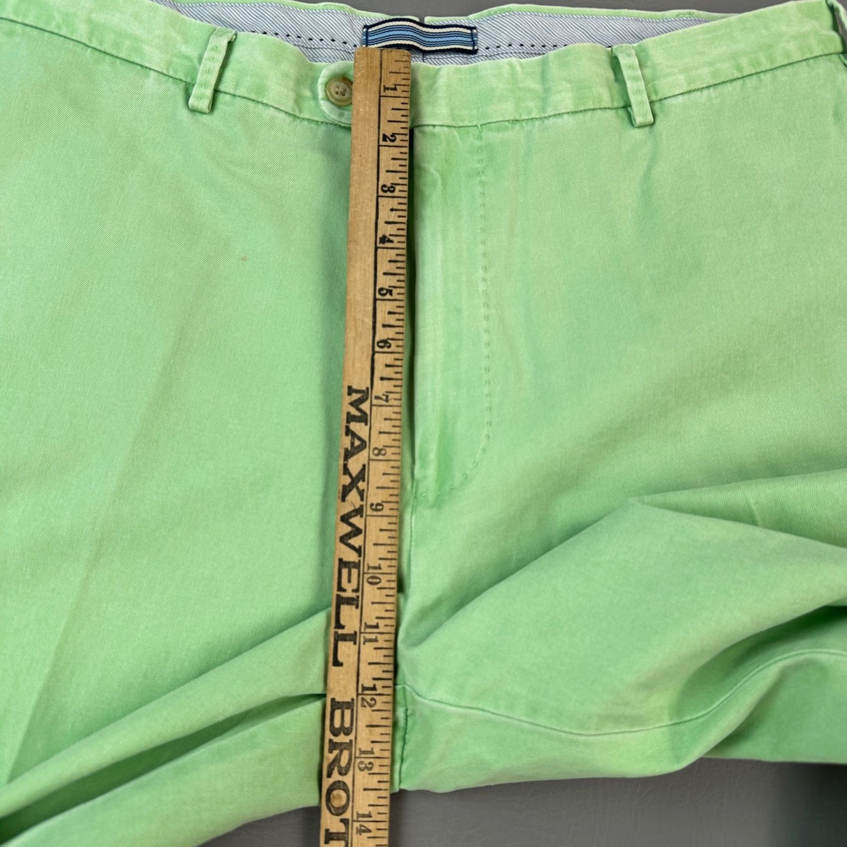 Peter Millar Peter Millar Pants Mens 36x30 Green Pima Washed Twill Flat Front Chino Casual Size US 36 / EU 52 - 5 Thumbnail