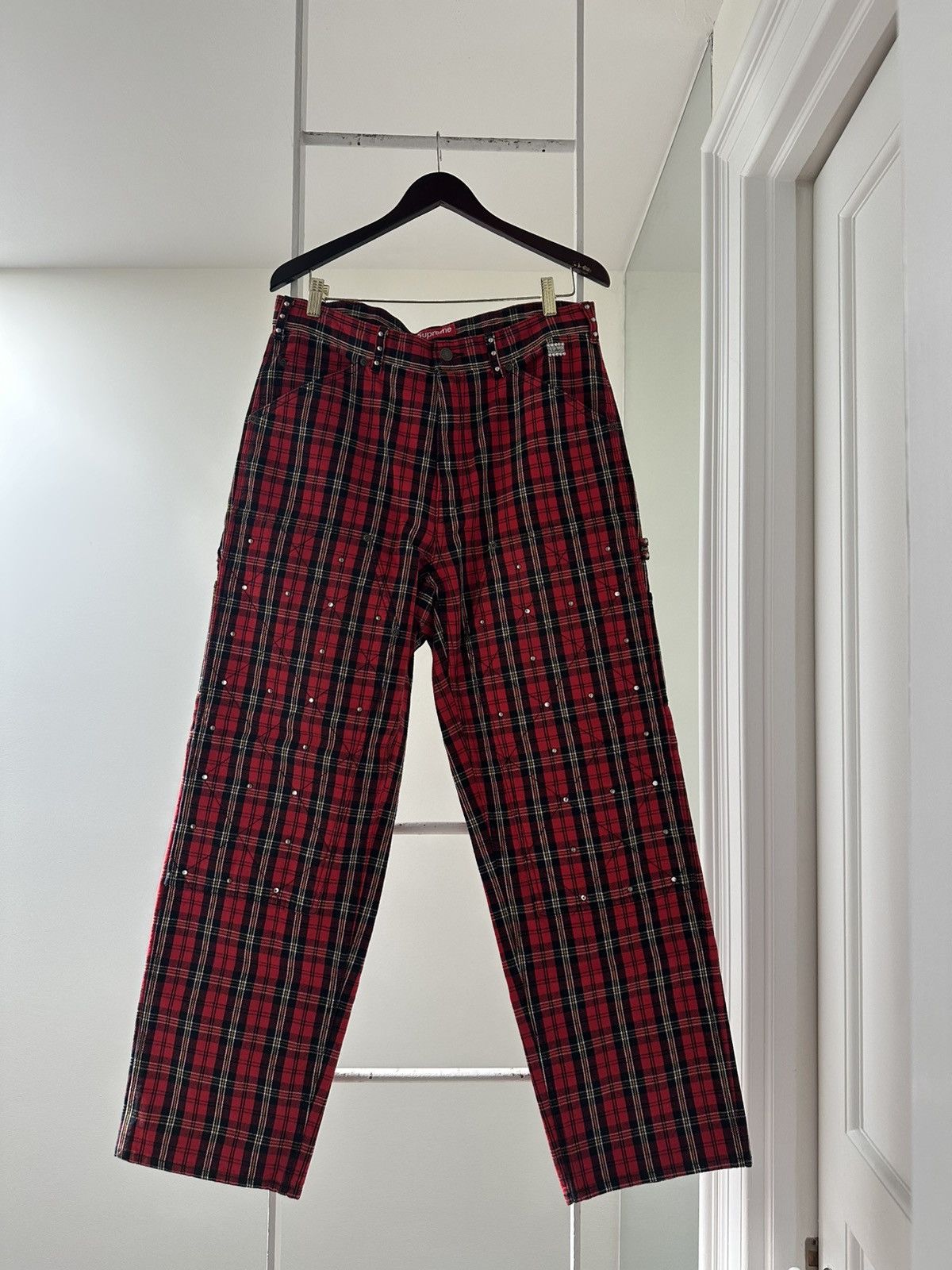 パンツ Supreme Diamond Plate Double Knee Work Supreme SS19 Diamond Plate Double Knee Work Pant SUP-SS19-10052