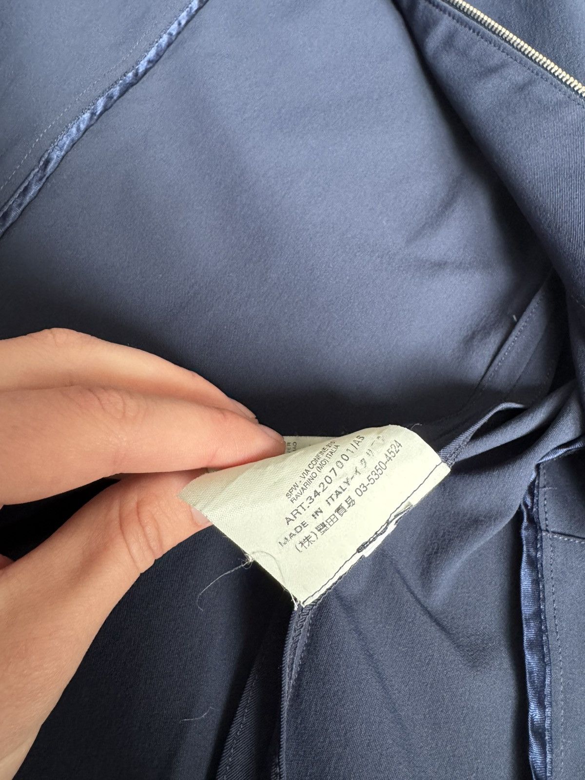 Stone Island Vintage Stone Island Trench Dark Blue Size US S / EU 44-46 / 1 - 15 Thumbnail