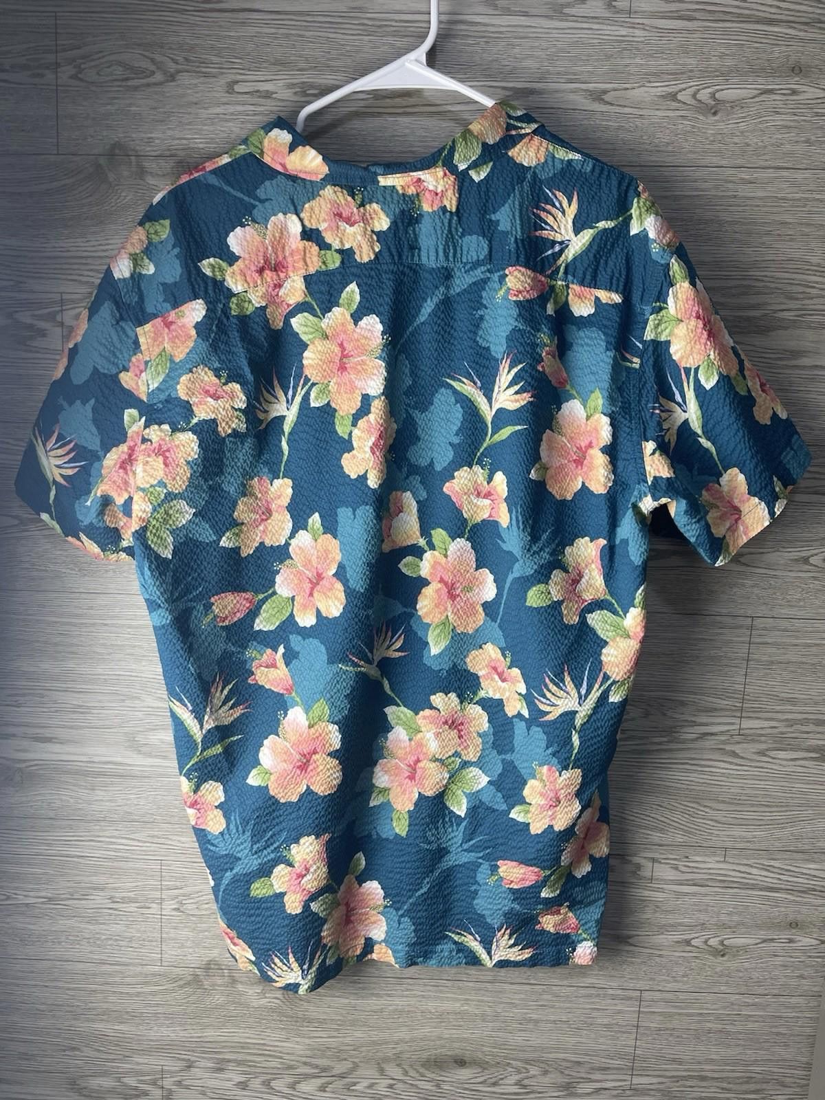 Tori Richard Tori Richard Hawaiian Polo Button Shirt All Over Men's XL Size US XL / EU 56 / 4 - 2 Thumbnail