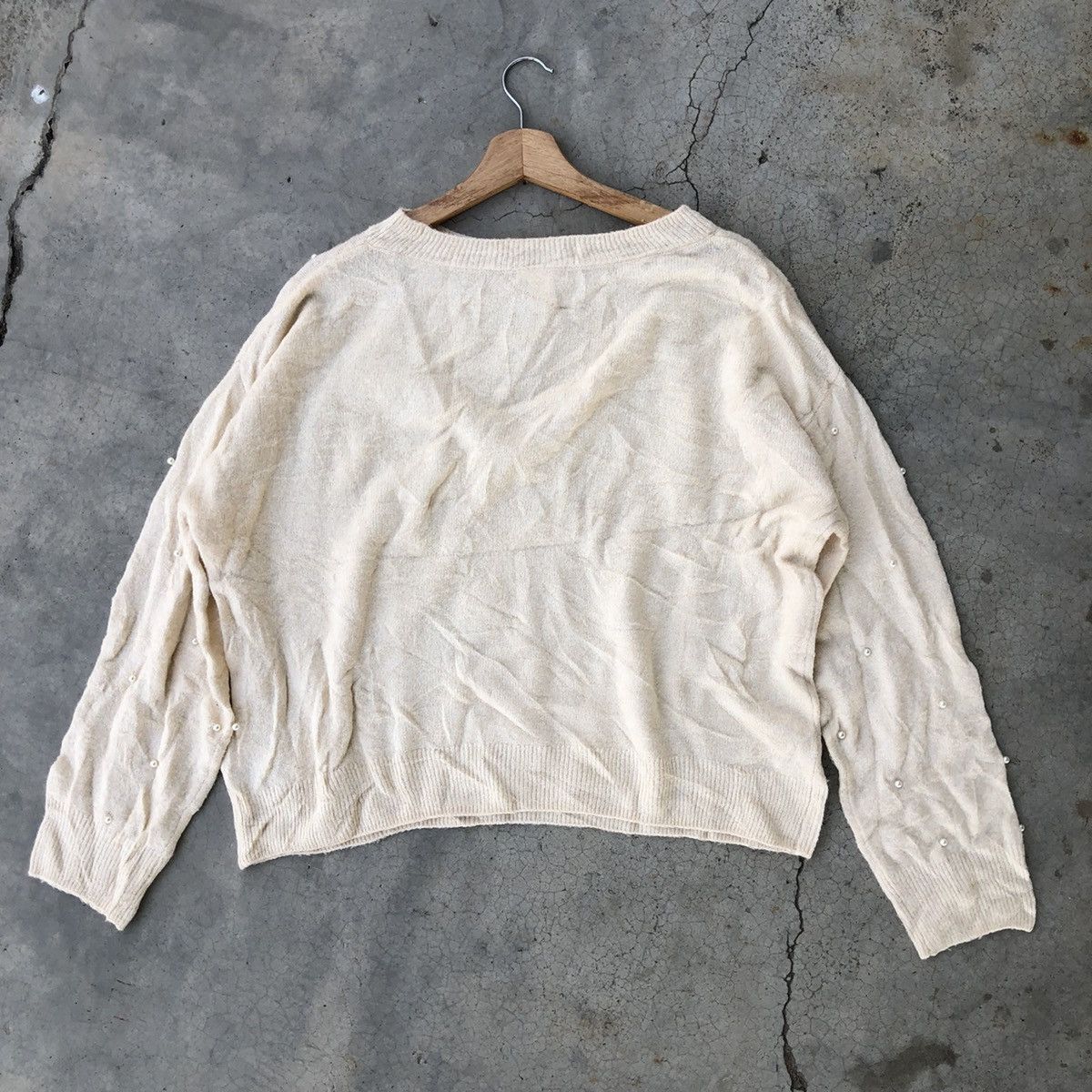 Homespun Knitwear × Vintage 🔴Vtg sweater Bima Knits Beaded Embellished Cocktail Party Size US XL / EU 56 / 4 - 8 Thumbnail