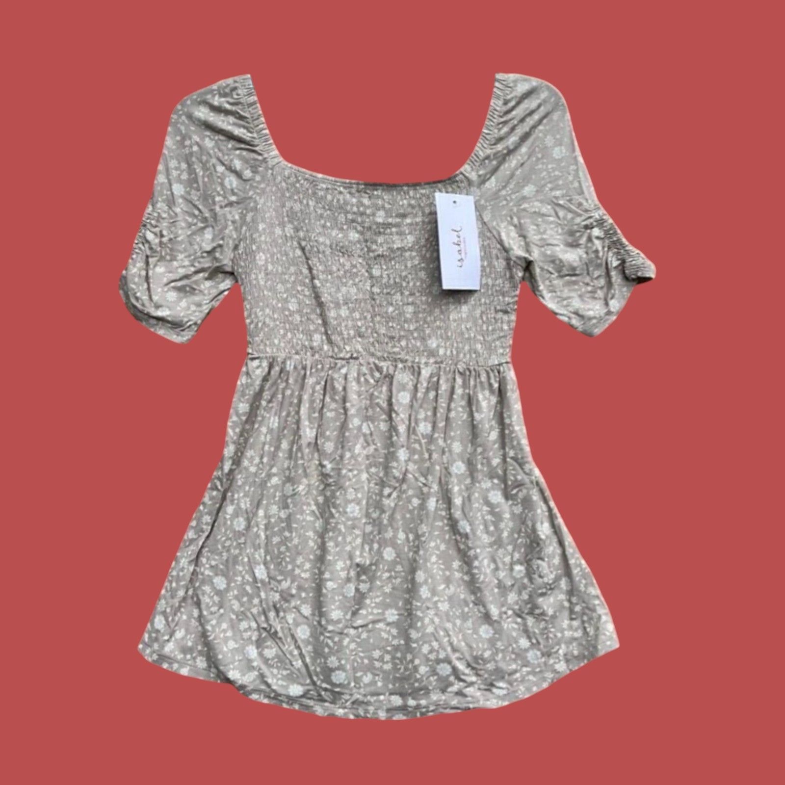Other Isabel Maternity - Women's Maternity Blouse - Cream Floral - Size XS / US 0-2 / IT 36-38 - 1 Thumbnail