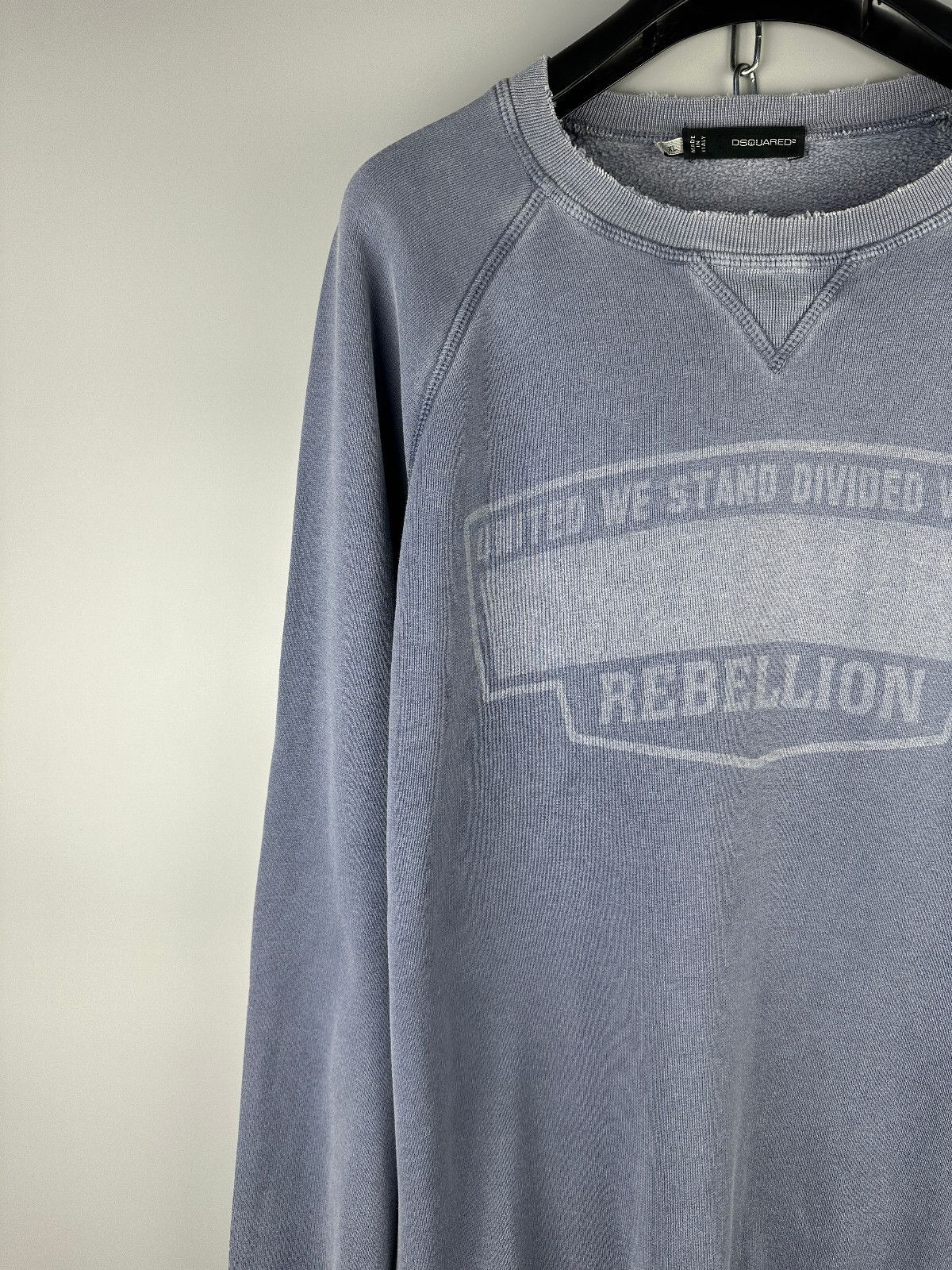 Dsquared2 Dsquared Distressed Garment Dyed Sweatshirt Pulloverr\ Size US XL / EU 56 / 4 - 3 Thumbnail