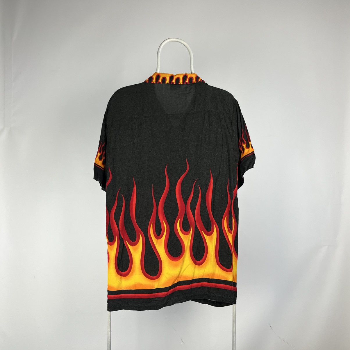 Japanese Brand Hawaii shirt Thailand fire sleeves streetwear size XLarge Size US XL / EU 56 / 4 - 2 Thumbnail