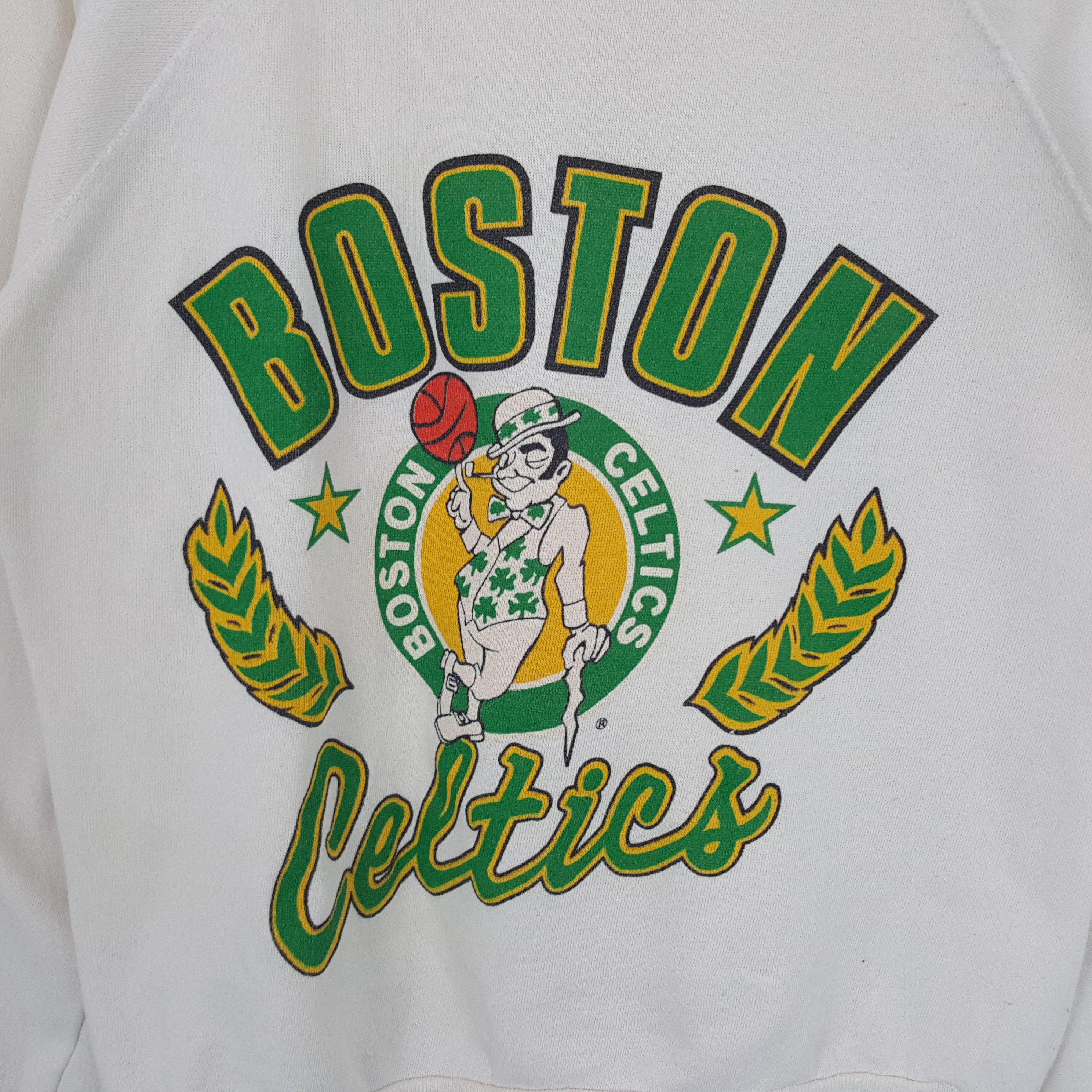 NBA × Vintage Vintage 90's Boston Celtics American Basketball Sweatshirt Size US S / EU 44-46 / 1 - 2 Thumbnail