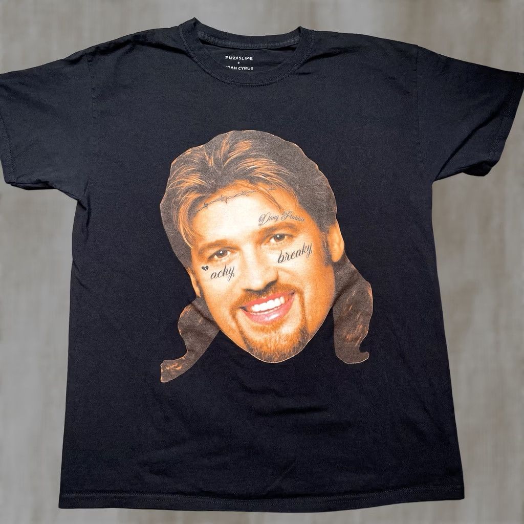 Vintage Noah Cyrus Shirt Men's Large Pizzaslime Billy Ray Cyrus Lil Xan 2018 RARE Size US L / EU 52-54 / 3 - 1 Thumbnail