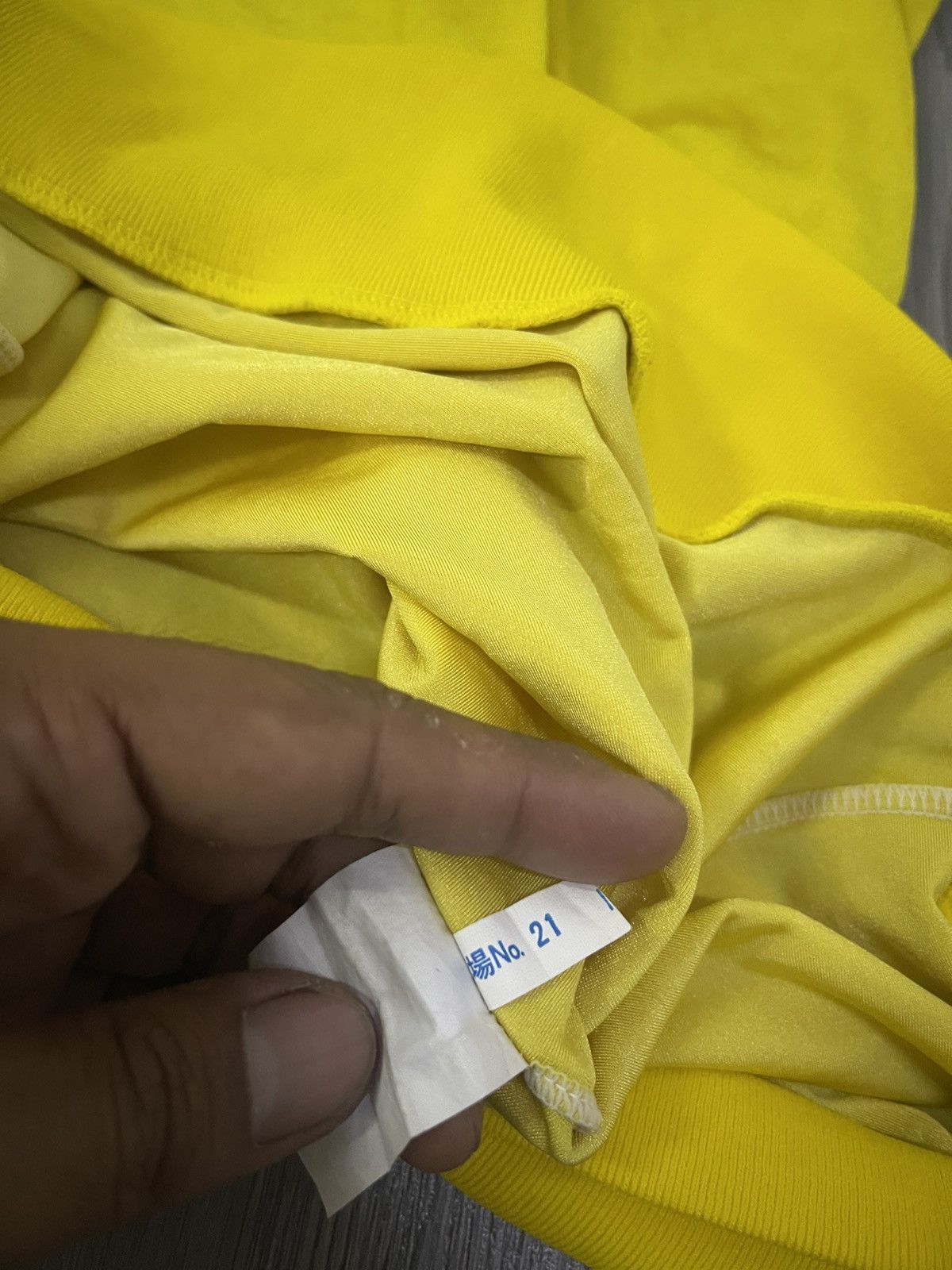 Vintage Vintage yellow Keirin Jersey Uniform No 6 pista track Size US M / EU 48-50 / 2 - 5 Thumbnail