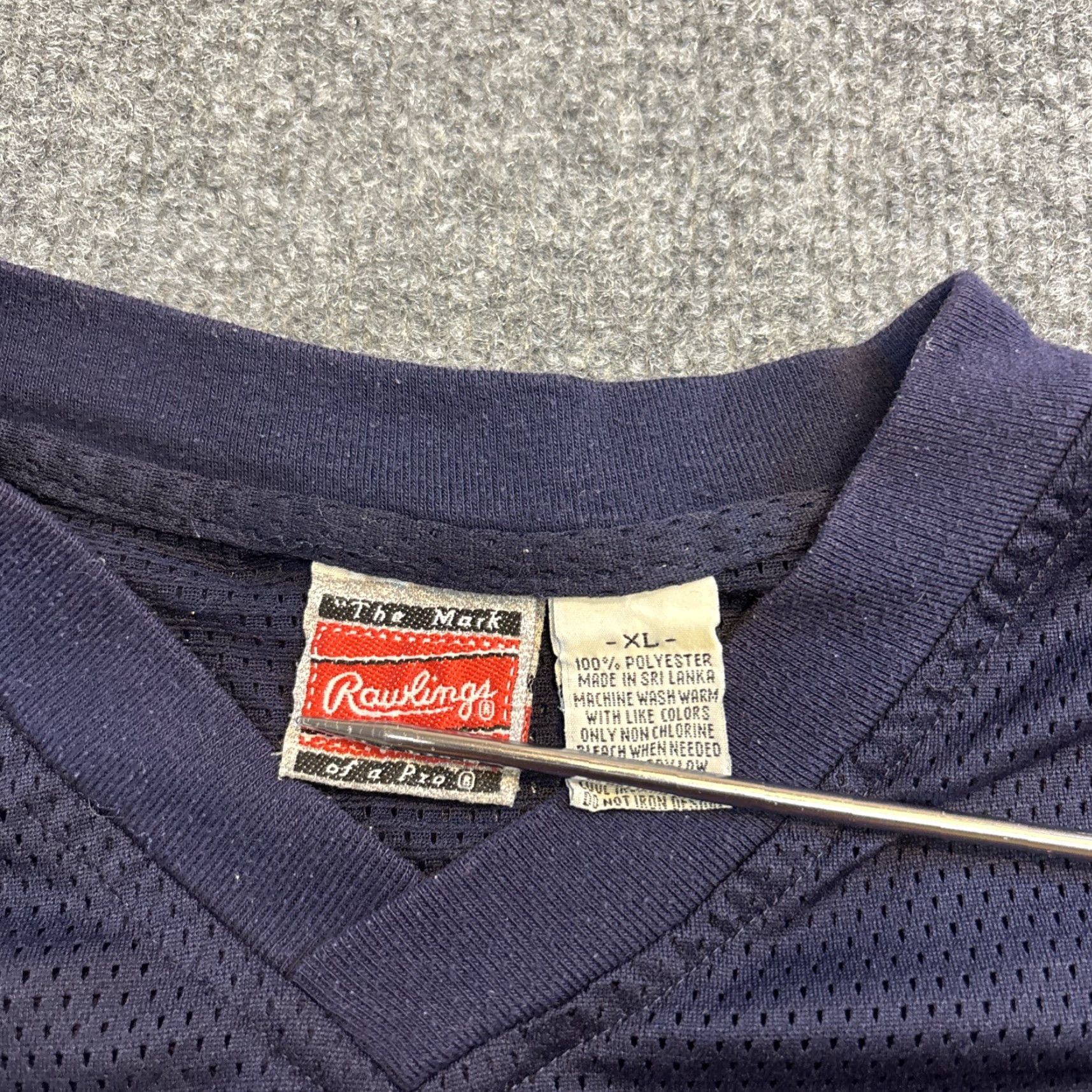 Vintage VINTAGE Rawlings Pullover Baseball Jersey Nike? Size US XL / EU 56 / 4 - 4 Thumbnail