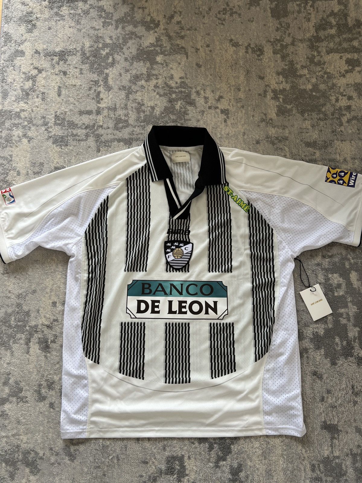 Pre-owned Aimé Leon Dore Novelty Jersey White Ss24 Large