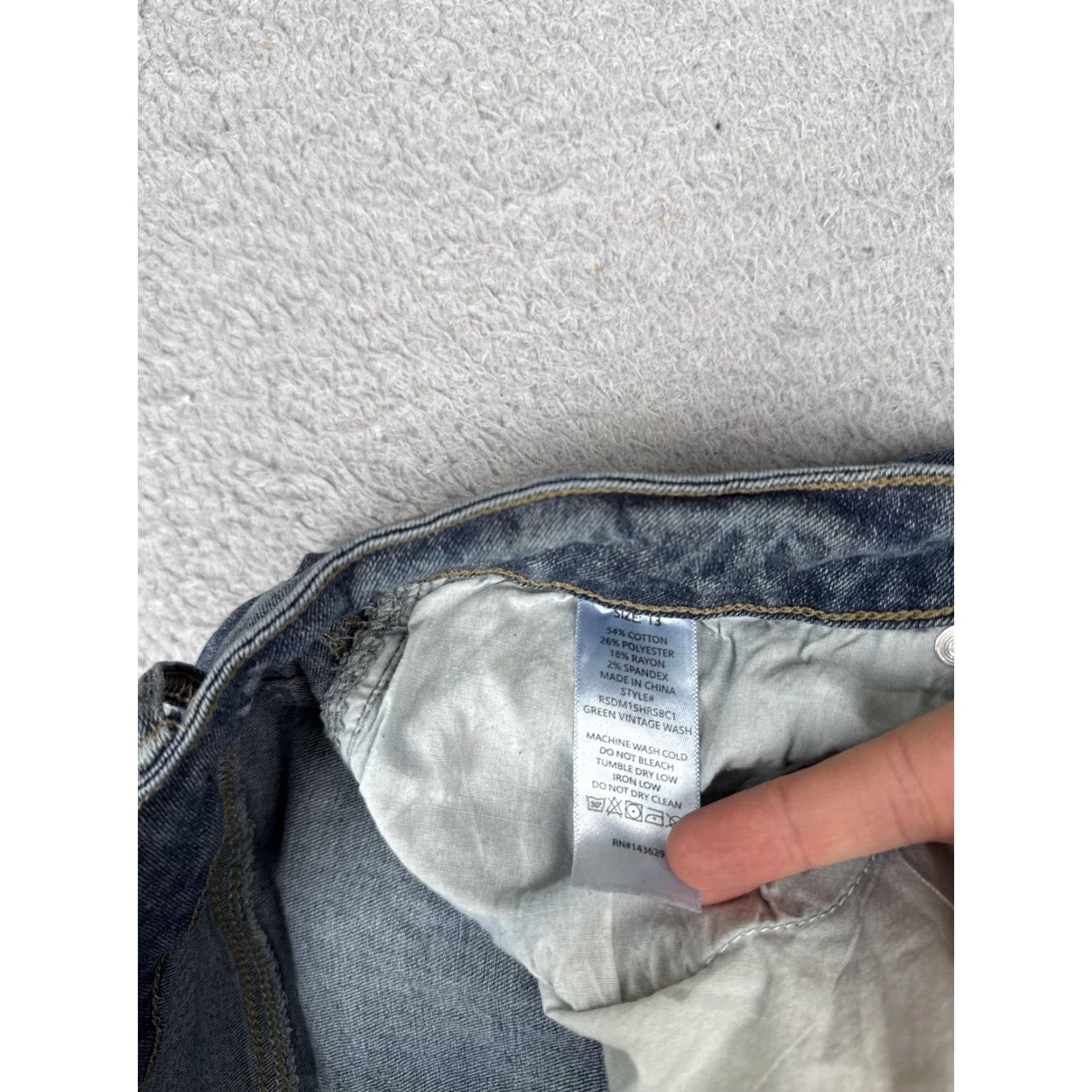 Vintage VINTAGE not used since No; Rise Supply Co Jeans Womens 13 Blue High Rise Bootcut Stretch Denim 30x31 Size 34" / US 12 / IT 48 - 7 Thumbnail