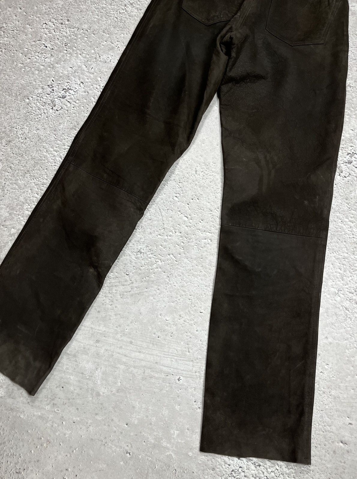 Other Stockerpoint Distressed Leather Pants Brown Size 31 Size US 31 - 10 Thumbnail