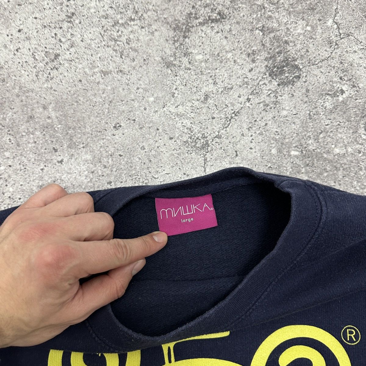 Mishka Mishka big logo vintage 00s sweatshirt y2k made in USA og Size US L / EU 52-54 / 3 - 6 Thumbnail