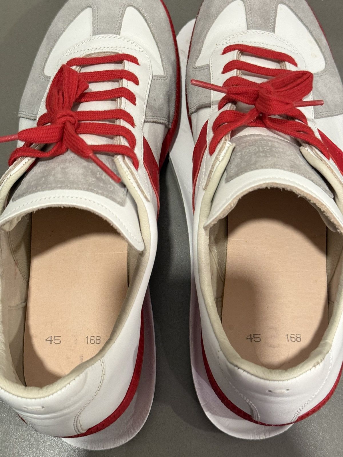 Maison Margiela Maison Margiela Red Replica Gat Size US 12 / EU 45 - 7 Thumbnail