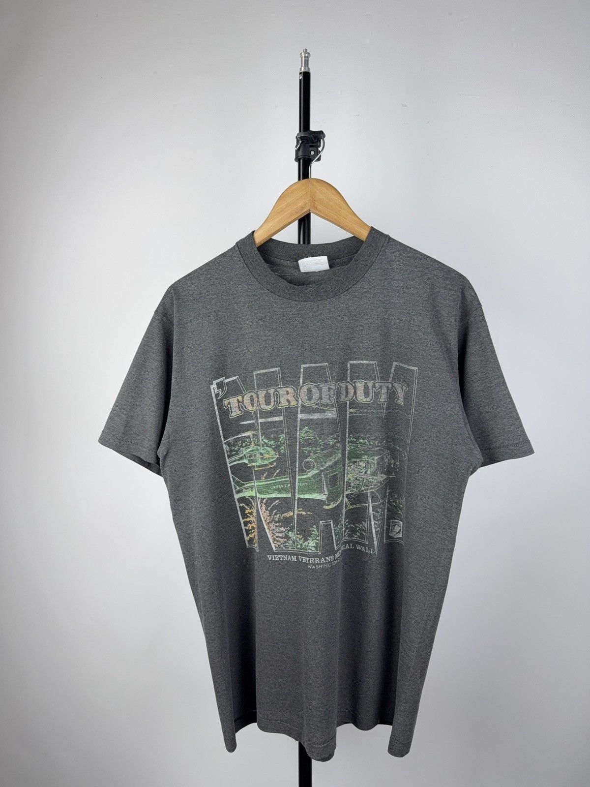 Vintage Vintage 1990’s Tour of Duty Vietnam Graphic T-shirt Size US L / EU 52-54 / 3 - 1 Thumbnail