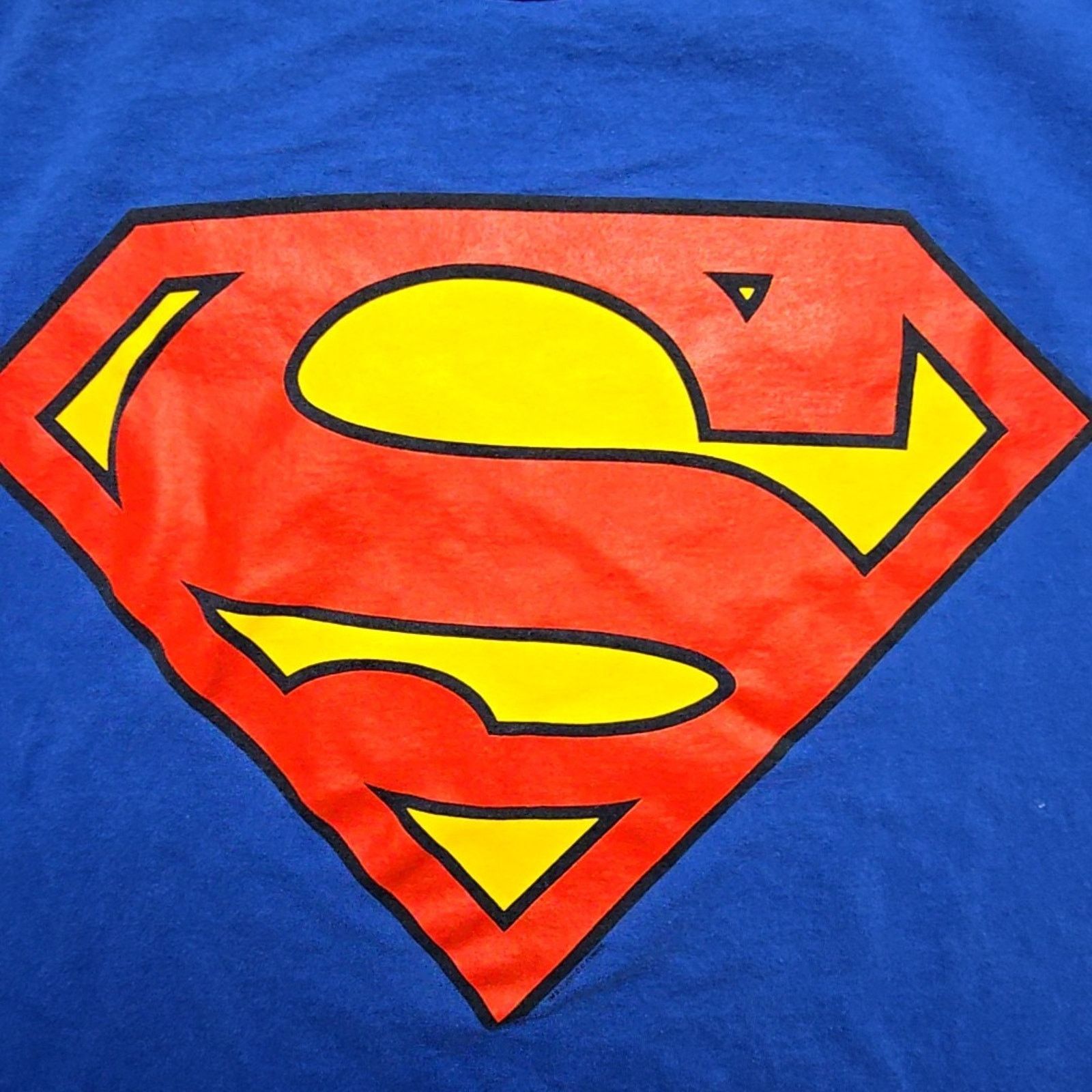 Warner Bros Superman Shirt Warner Bros Blue Graphic Mens XL Superhero Size US XL / EU 56 / 4 - 2 Thumbnail