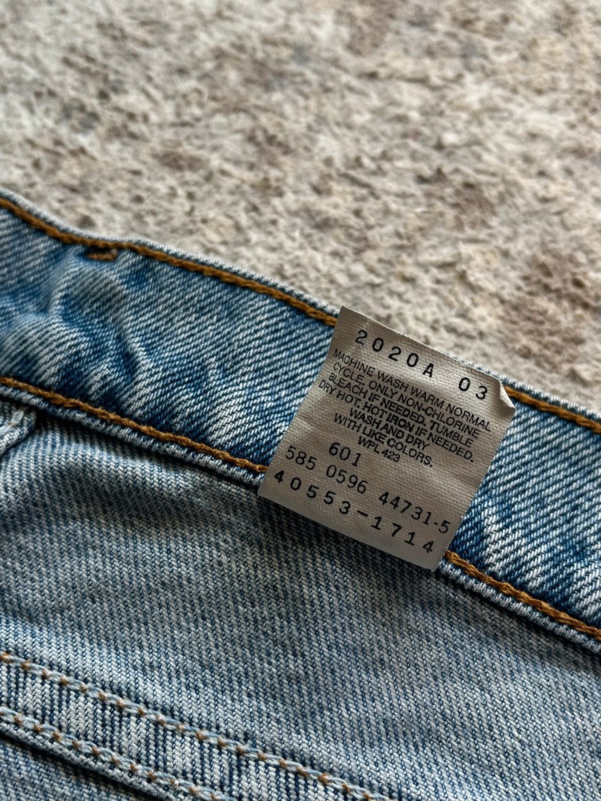 Levi's Levi’s 553 Sz W 34 L 34 Made in USA Rat Distressed Rare Size US 34 / EU 50 - 8 Thumbnail