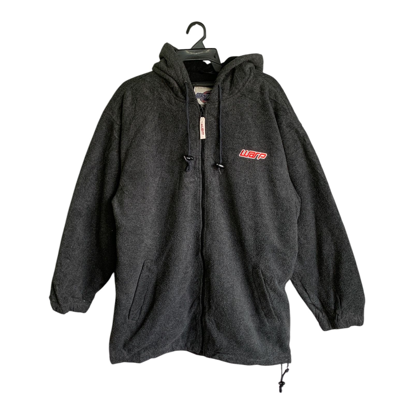 Japanese Brand Rare Design Vintage Warp Complete Streetwear Fleece Jackets Size US L / EU 52-54 / 3 - 2 Thumbnail