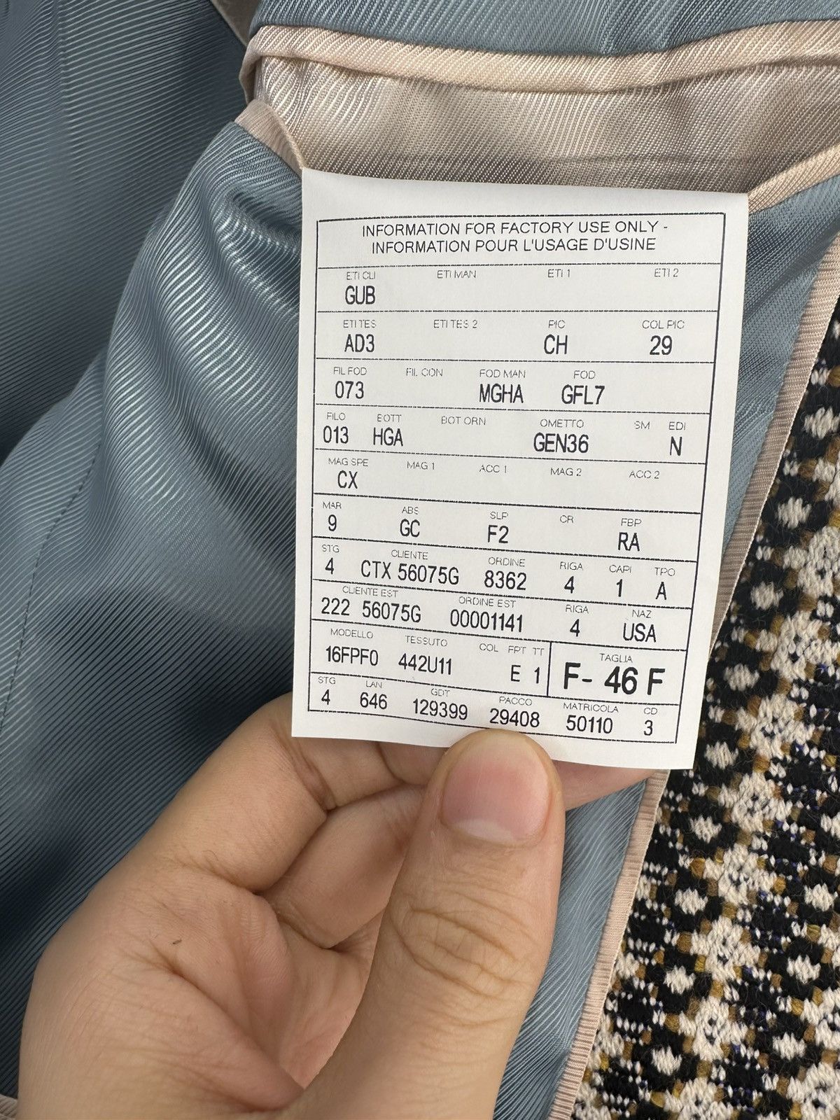 Gucci × MLB Gucci NY Yankees Tweed Blazer IT46 Size 46R - 15 Thumbnail