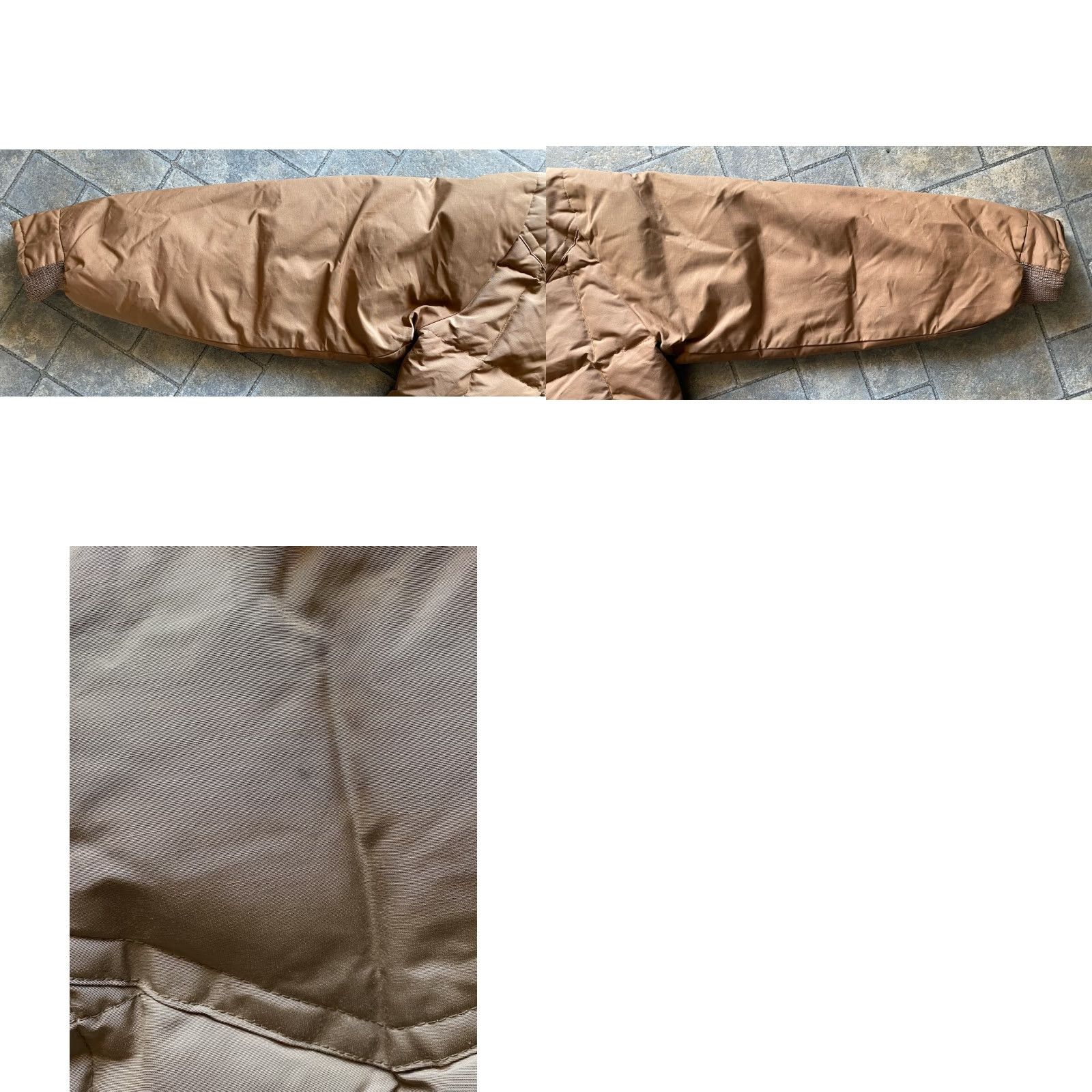 Vintage VINTAGE Comfy Seattle Quilt Jacket Coat Goose Down Mens S Talon Zipper 50s/60s Brown Size US S / EU 44-46 / 1 - 11 Thumbnail