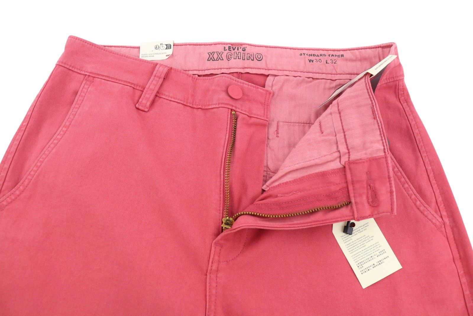Levi's XX CHINO W30/L32 Mid Pink Standard Taper Pants 87056 Size US 30 / EU 46 - 5 Thumbnail