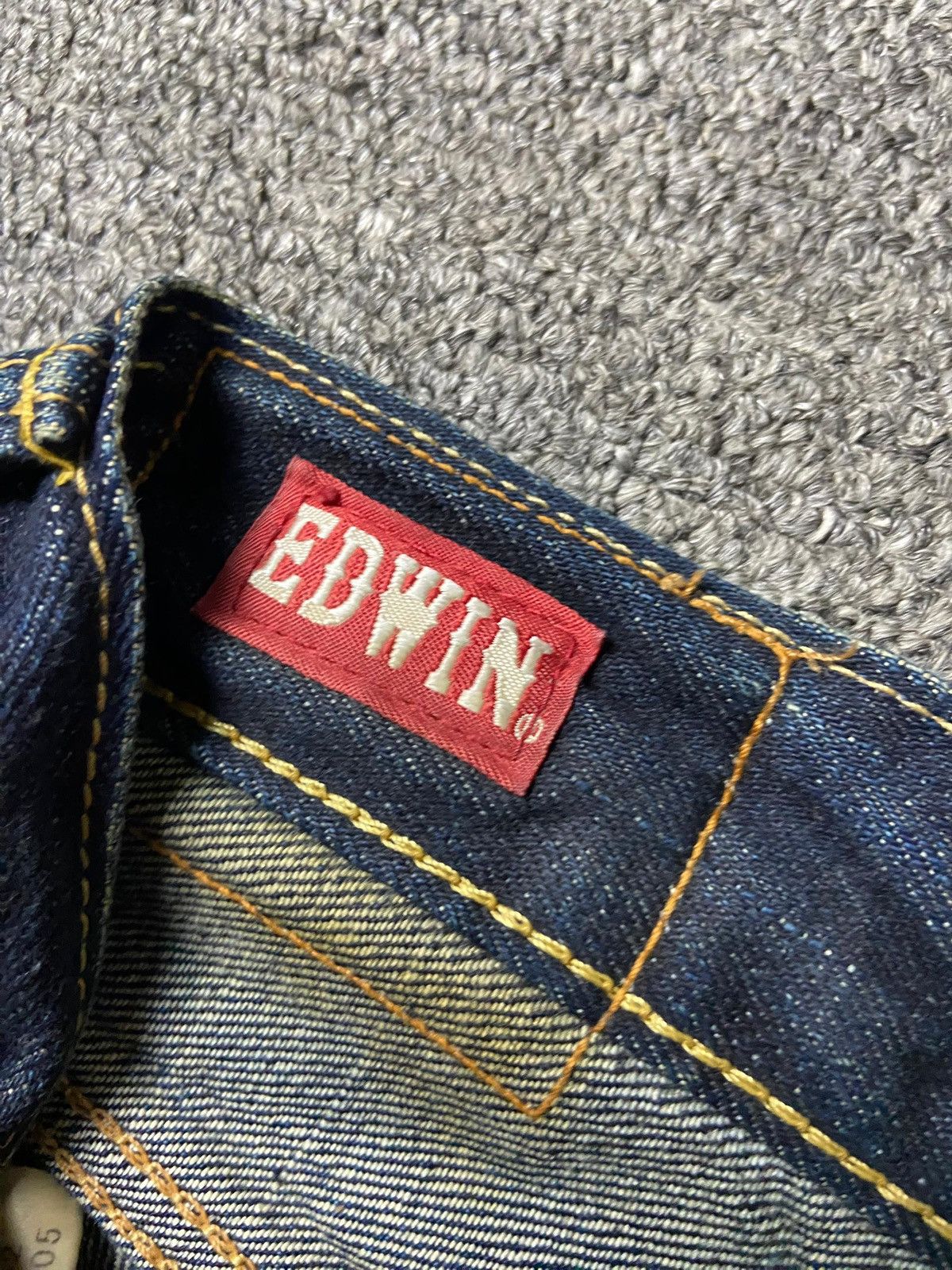 Edwin Vintage EDWIN Selvage Denim Jeans (143) Size US 37 - 3 Thumbnail