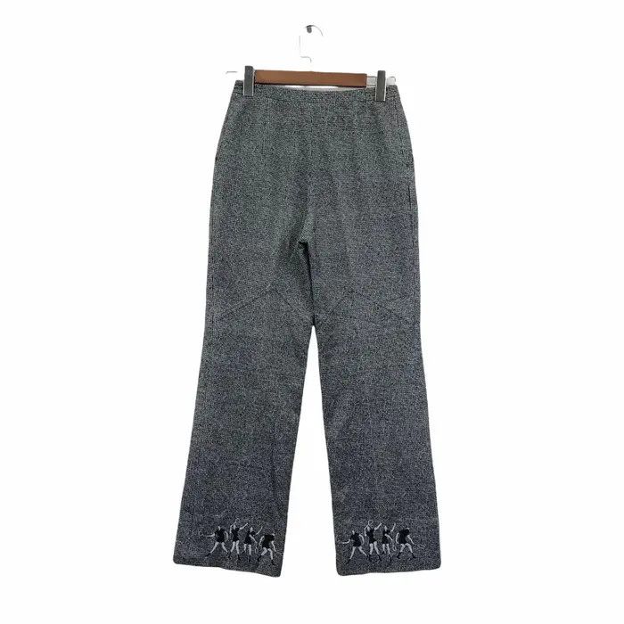 Japanese Brand Vtg ROKX JAPAN Minimalist Grey Casual Pant Trouser Bottom Size 28" / US 6 / IT 42 - 3 Thumbnail
