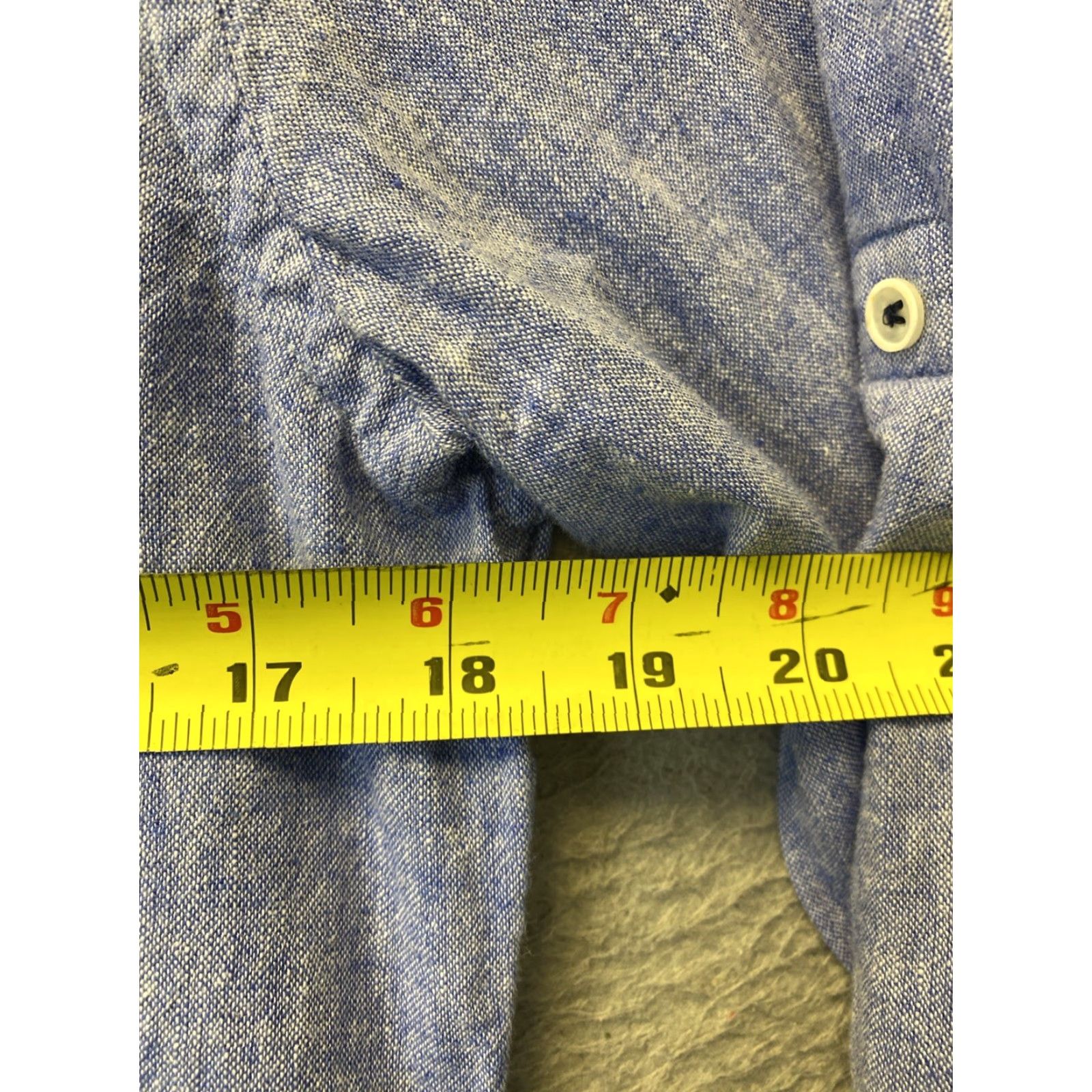 Zara Vintage Zara Men's Blue Cotton Long Sleeve Button-Down Shirt Small Regular Fit Mens Size US S / EU 44-46 / 1 - 6 Thumbnail