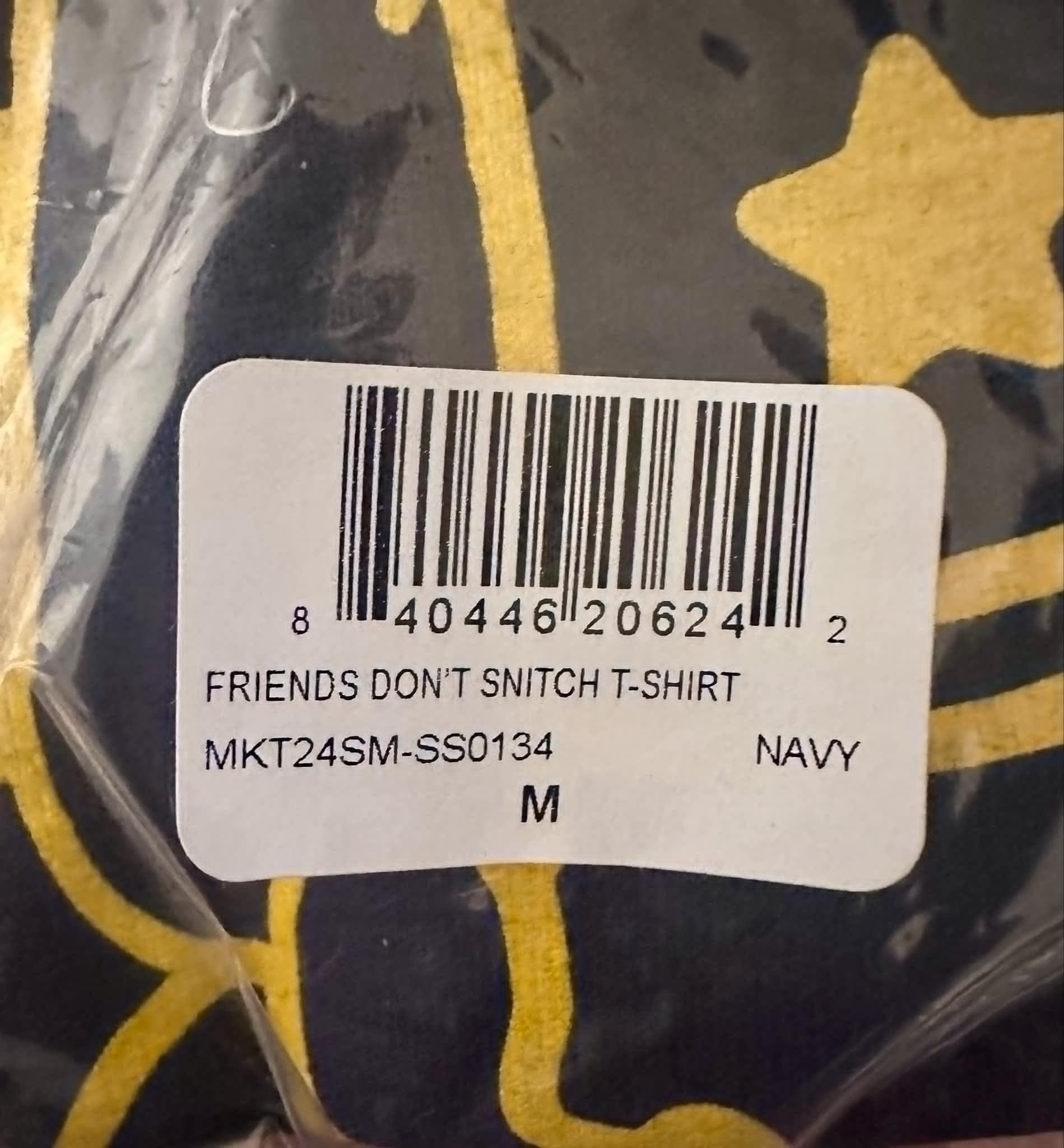 Market Market (Chinatown Market) Friends Don't Snitch T-shirt Size US M / EU 48-50 / 2 - 3 Thumbnail