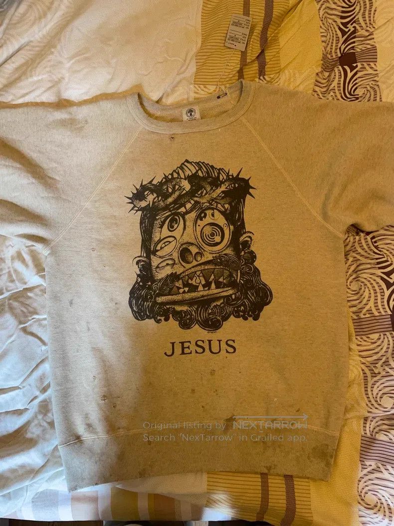Saint Michael Saint Michael Printed crew neck sweatshirt Size US M / EU 48-50 / 2 - 1 Thumbnail