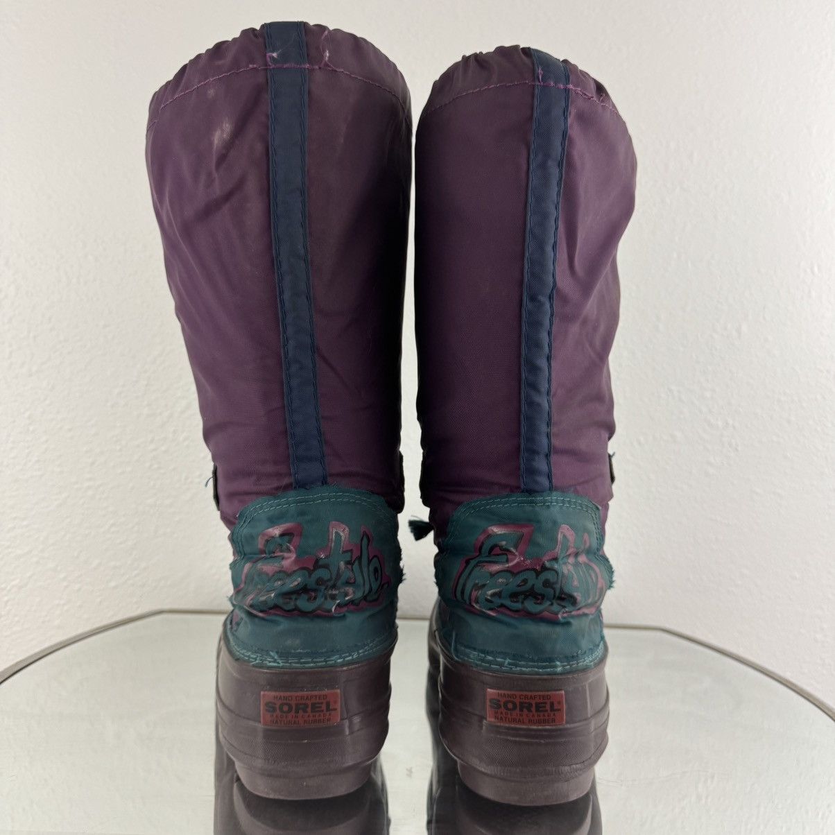 SOREL SOREL Vintage Purple Teal Freestyle Retro Kaufman Snow Boots Size US 9 / IT 39 - 4 Thumbnail