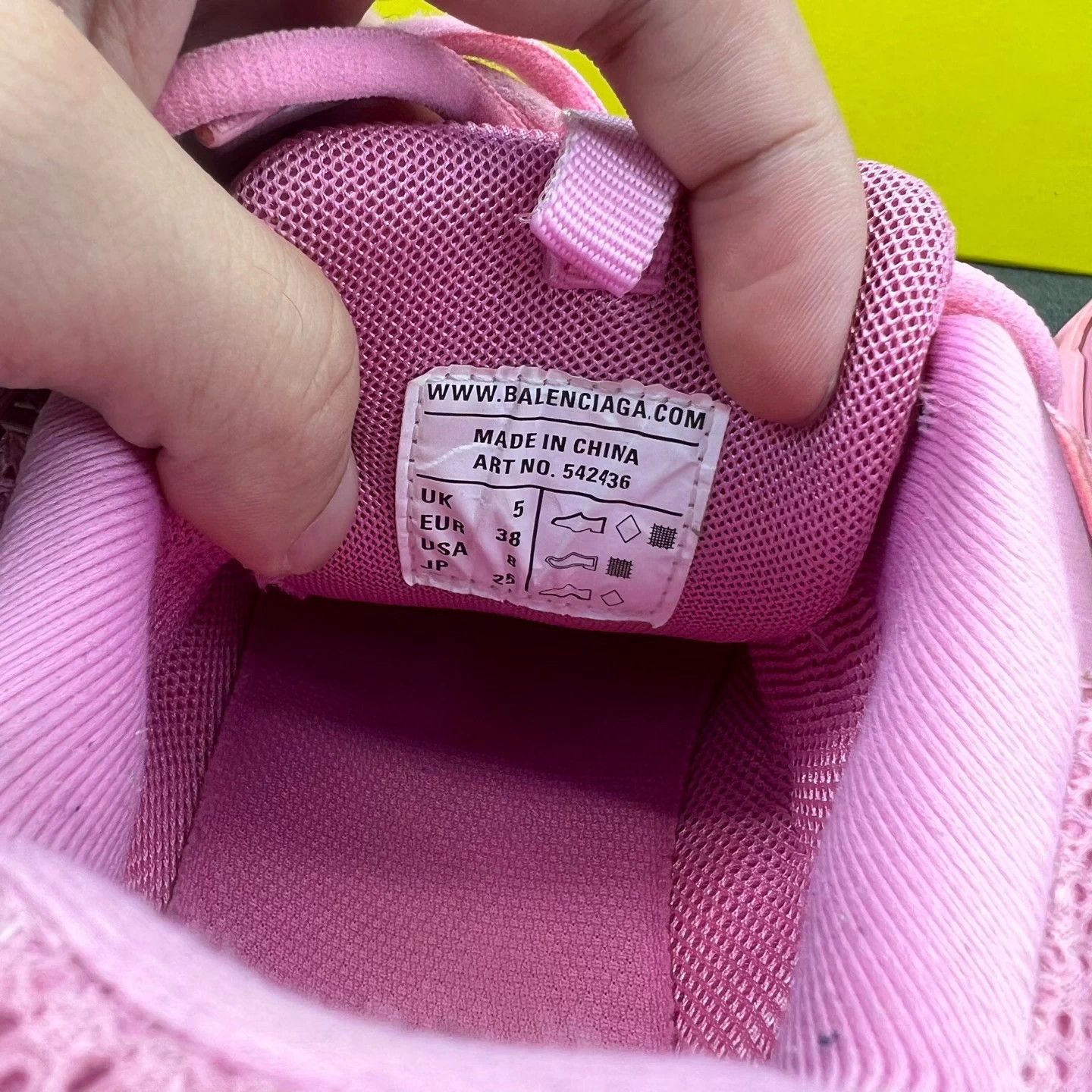 Balenciaga Balenciaga Women's Track Pink 38 Like New Size US 7 / IT 37 - 7 Thumbnail