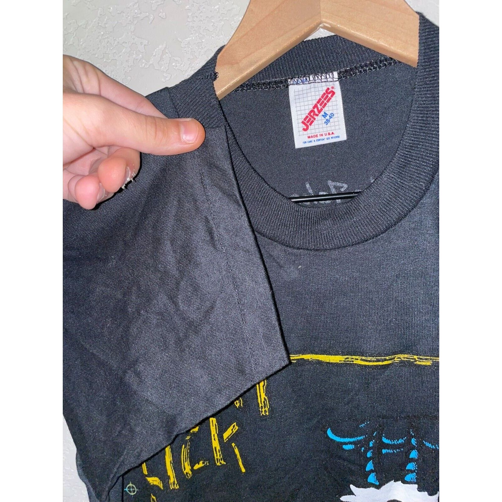 Jerzees Vintage Beer Shirt Goat Lick Lake Tahoe Test Print Tee 90s M Size US M / EU 48-50 / 2 - 7 Thumbnail