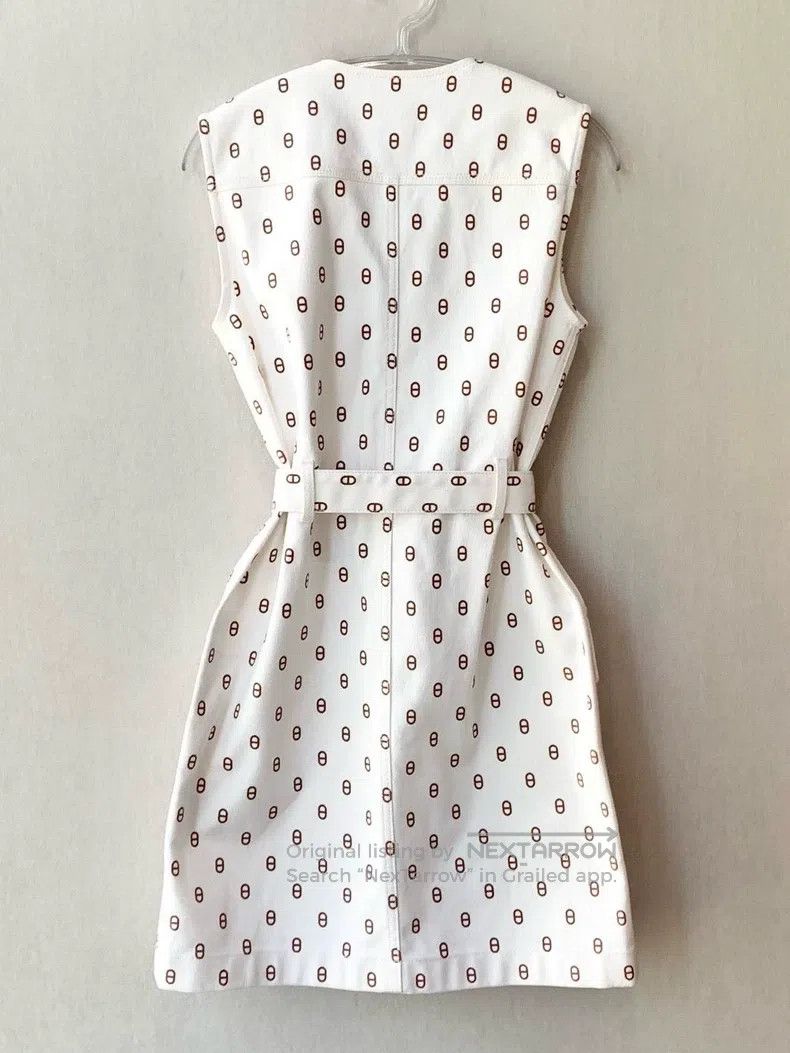 Hermes Hermes Classic Pig Nose Printed Dress Size XS / US 0-2 / IT 36-38 - 2 Thumbnail