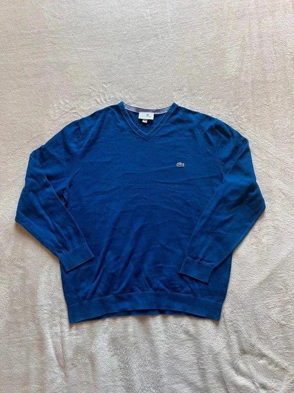 Lacoste Lacoste Blue sweatshirt knitwear size XL Size US XL / EU 56 / 4 - 1 Thumbnail