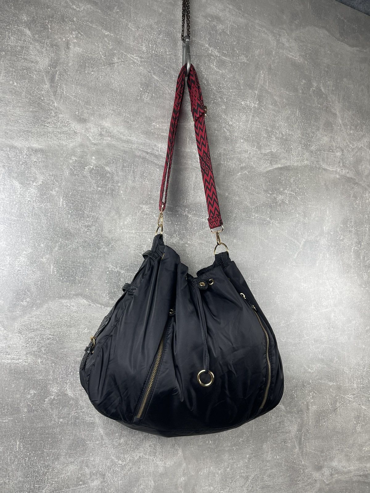 Roberto Cavalli Roberto Cavalli Freedom Y2K Nylon Bag Toucan Zip Pockets Size ONE SIZE - 3 Thumbnail