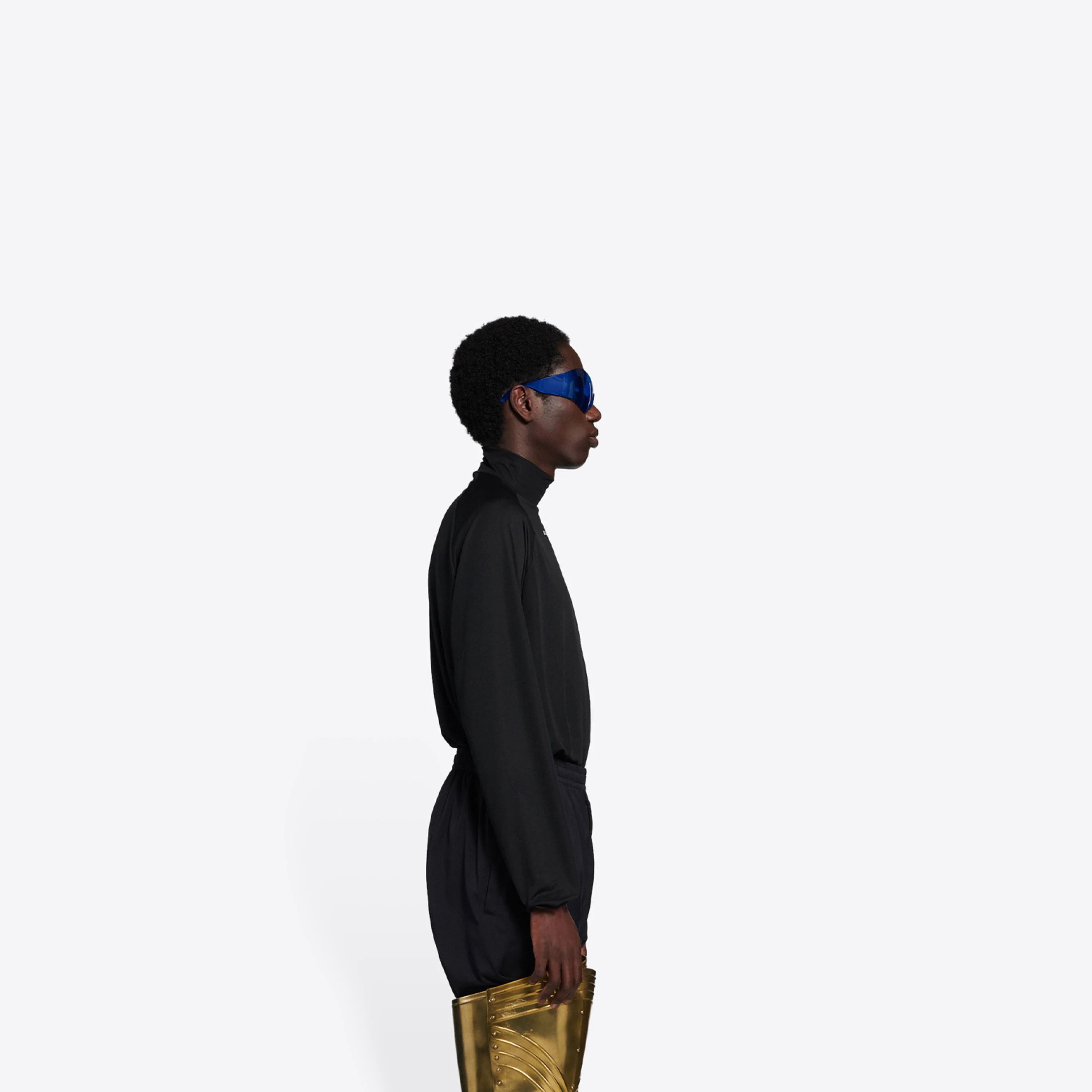 Balenciaga o1mt1gz0824 Sporty B Bike Top in Black Size US XS / EU 42 / 0 - 4 Thumbnail